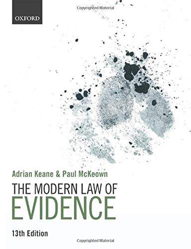 Book The Modern Law of Evidence free