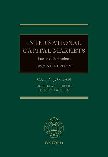 Book International Capital Markets: Law and Institutions free