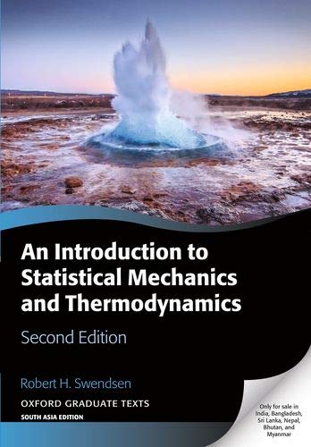 Book An Introduction to Statistical Mechanics and Thermodynamics free