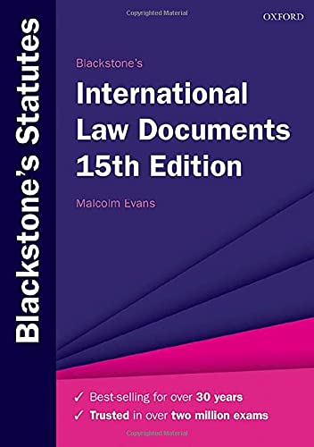Book Blackstone's International Law Documents free