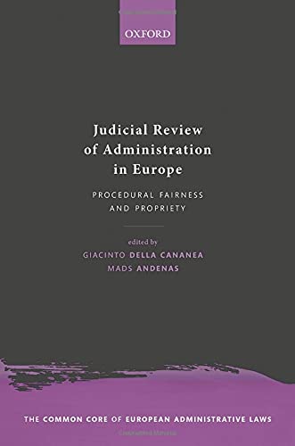 Book Judicial Review of Administration in Europe (The Common Core of European Administrative Law) free