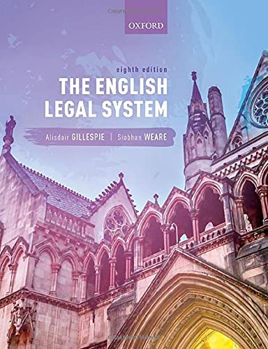 Book The English Legal System free