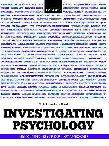 Book Investigating Psychology: Key concepts, key studies, key approaches free