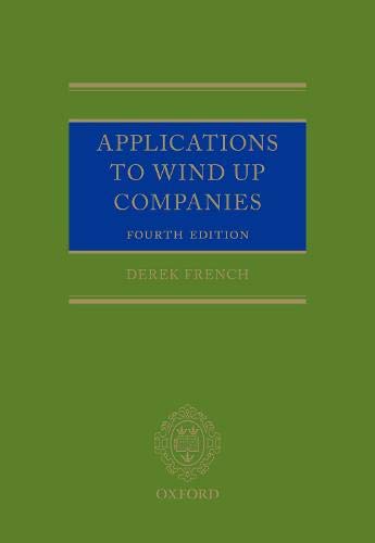 Book Applications to Wind up Companies free