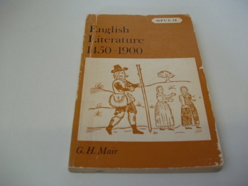 Book English Literature, 1450-1900 (opus Books) free