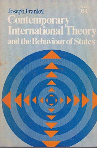 Book Contemporary International Theory and the Behavior of States (Opus Books) free