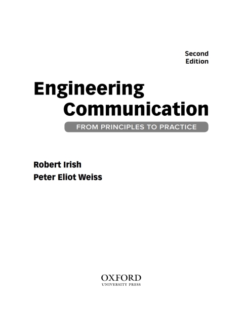 Book Engineering Communication: From Principles to Practice free