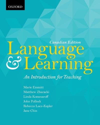Book Language and Learning: An Introduction for Teaching, Canadian Edition free