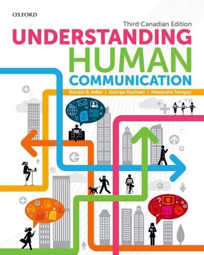 Book Understanding Human Communication: Third Canadian Edition free