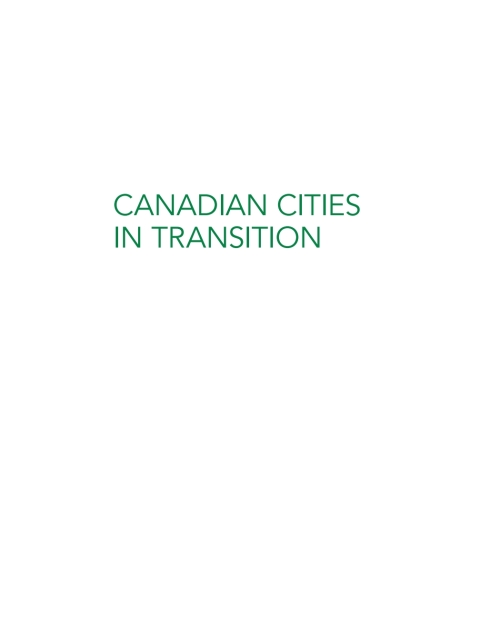 Book Canadian Cities in Transition free