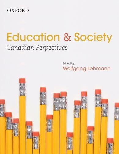 Book Education and Society: Canadian Perspectives free