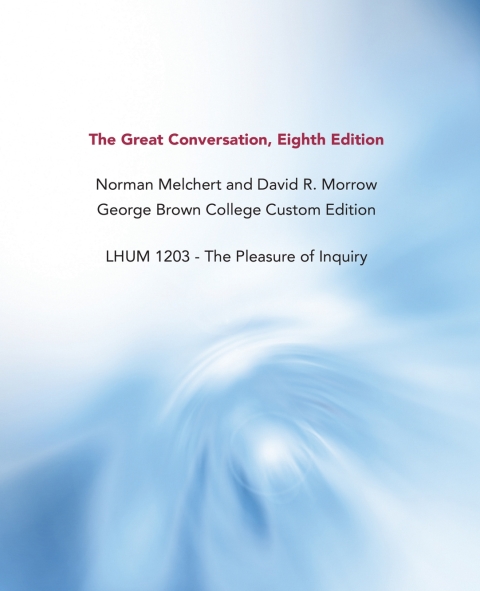 Book The Great Conversation: George Brown College Custom Edition free