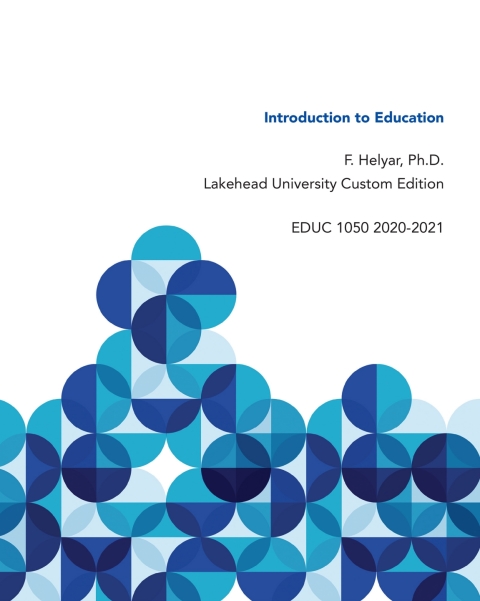 Book Introduction to Education: Lakehead University Custom Edition free