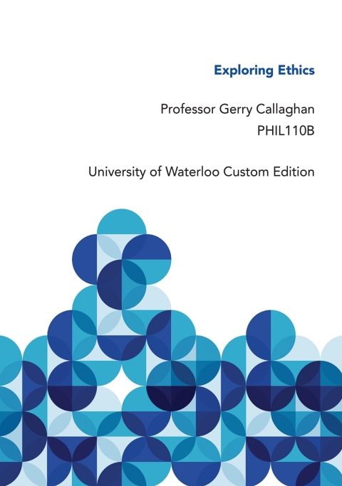 Book Exploring Ethics: University of Waterloo Custom Edition free
