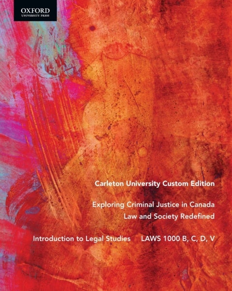 Book Exploring Criminal Justice in Canada free