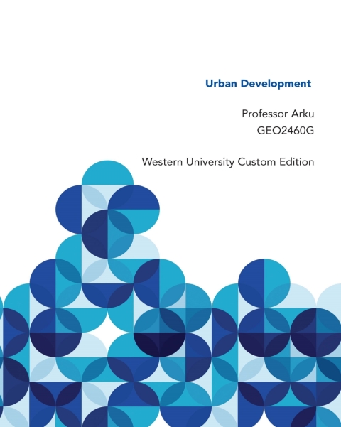 Book Urban Canada: Western University Custom Edition free