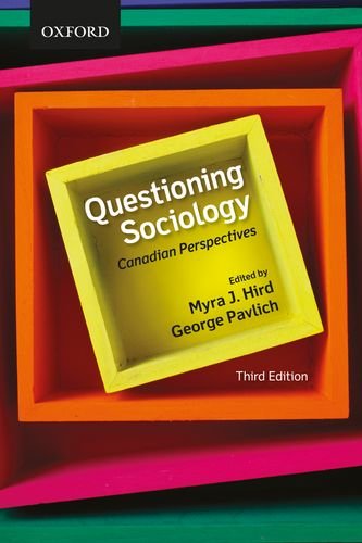 Book Questioning Sociology: Canadian Perspectives free