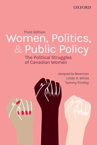 Book Women, Politics, and Public Policy: The Political Struggles of Canadian Women free