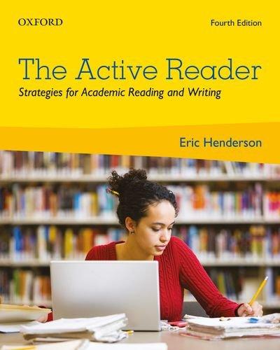 Book The Active Reader: Strategies for Academic Reading and Writing free