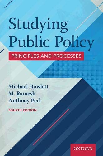 Book Studying Public Policy: Principles and Processes free