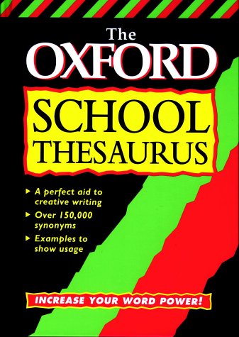 Book The Oxford School Thesaurus free