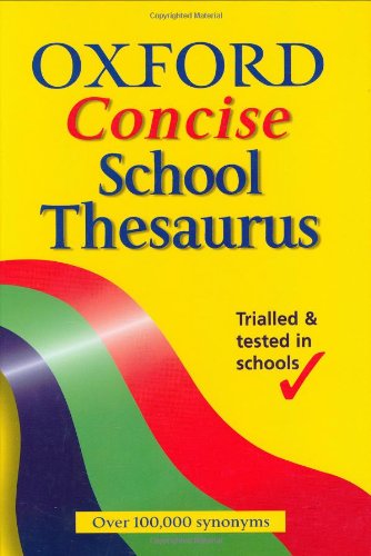 Book Oxford Concise School Thesaurus free