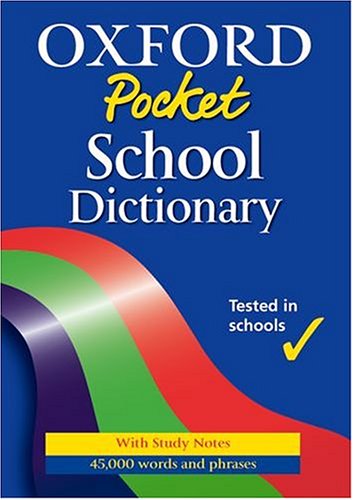 Book The Oxford Pocket School Dictionary free