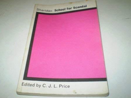 Book The School for Scandal free