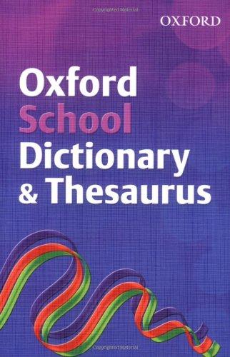 Book Oxford School Dictionary and Thesaurus free