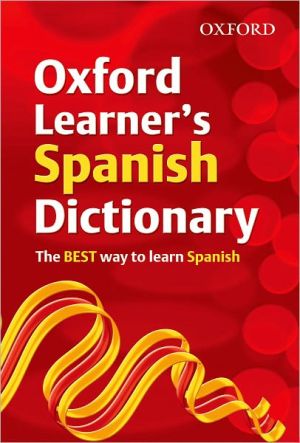 Book Oxford Learner's Spanish Dictionary (Oxford Learner's Dictionary) free