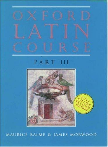 Book Oxford Latin Course: Part III (Pt. 3) free