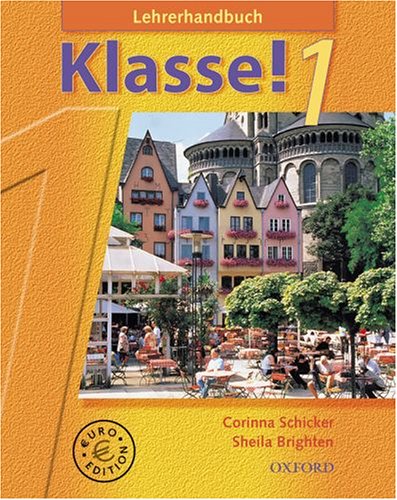 Book Klasse! 1: Part 1 Teacher's Book Euro Edition free