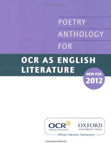 Book As Poetry Anthology for OCR 2012-2014 free