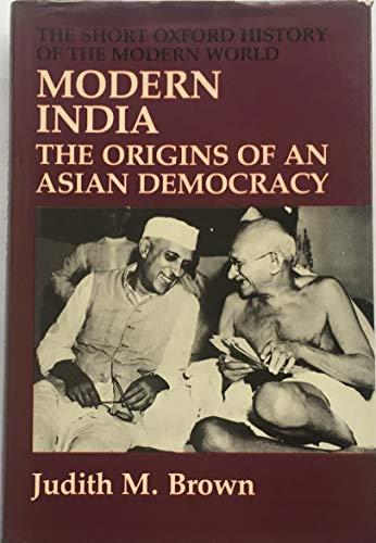 Book Modern India: The Origins of an Asian Democracy (Short Oxford History of the Modern World) free