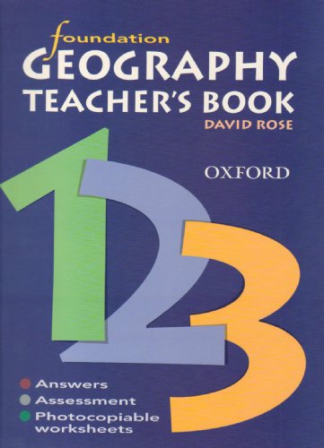 Book Foundation Geography: Teachers Book: Teacher's Book free