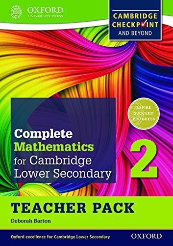 Book Complete Mathematics for Cambridge Secondary 1 Teacher Pack 2: For Cambridge Checkpoint and beyond free