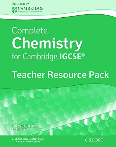 Book Complete Chemistry for Cambridge IGCSERG: Teacher's Resource Pack free