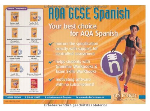 Book GCSE Spanish for AQA Evaluation Pack free