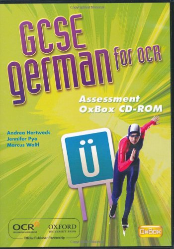 Book Ocr Gcse German Assessment Oxbox Cd-rom 2010 free