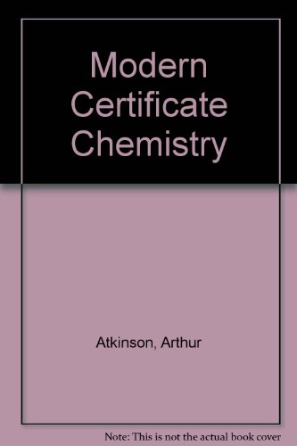 Book Modern Certificate Chemistry free Book Modern Certificate Chemistry free