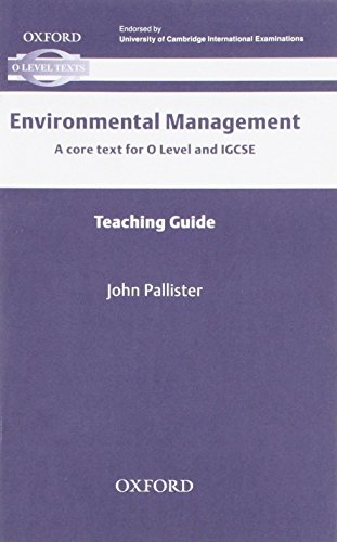 Book Environmental Management Teachers Guide free