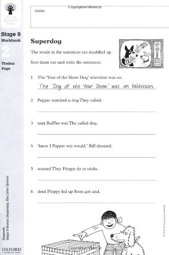 Book Oxford Reading Tree: Level 9: Workbooks: Workbook 2: Superdog and the Litter Queen free