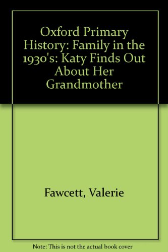 Book Oxford Infant History: Key Stage 1: A Family in the 1930s free