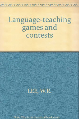 Book Language-teaching Games And Contests free