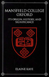 Book Mansfield College, Oxford: Its Origin, History, And Significance free Book Mansfield College, Oxford: Its Origin, History, And Significance free