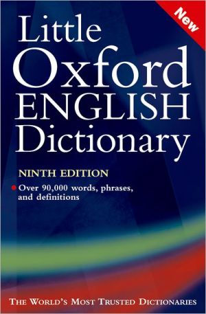 Book Little Oxford English Dictionary free
