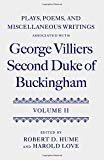 Book Plays, Poems, and Miscellaneous Writings associated with George Villiers, Second Duke of Buckingham: Volume II free