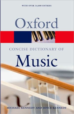 Book The Concise Oxford Dictionary of Music (Oxford Quick Reference) free