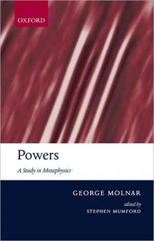 Book Powers: A Study in Metaphysics free
