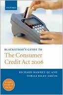 Book Blackstone's Guide to the Consumer Credit Act 2006 free
